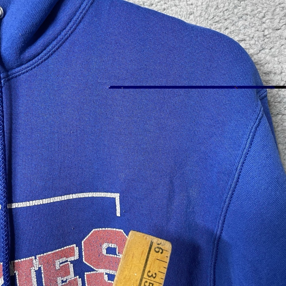 Russell Athletic Reno Huskies Nevada Track and Field Hoodie Blue Medium Vintage - Picture 7 of 13